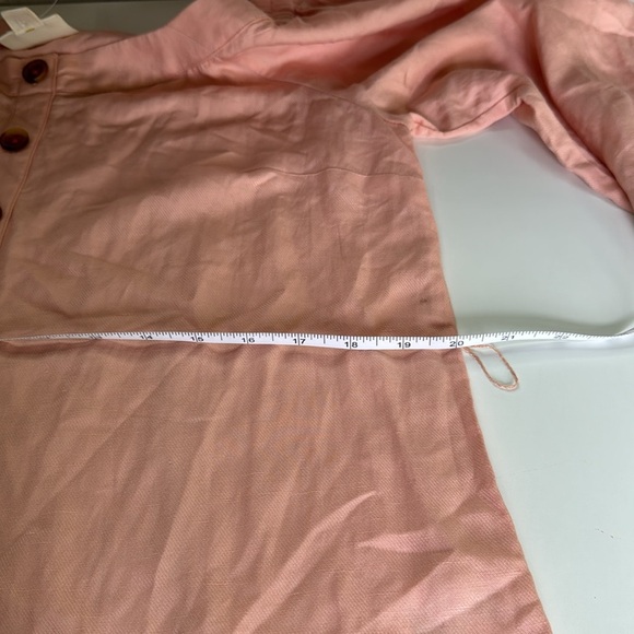 Maeve Anthropologie Linen Blend Top Size 8 - Picture 8 of 12